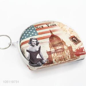 Latest Design New York Landscape PVC Coin Purse Zipper Pouch