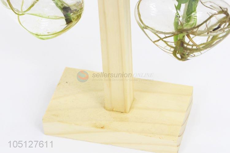 Fashionable Heart Model Crafts Glass Tube In Vitro Flower Arranging Figurines & Miniatures