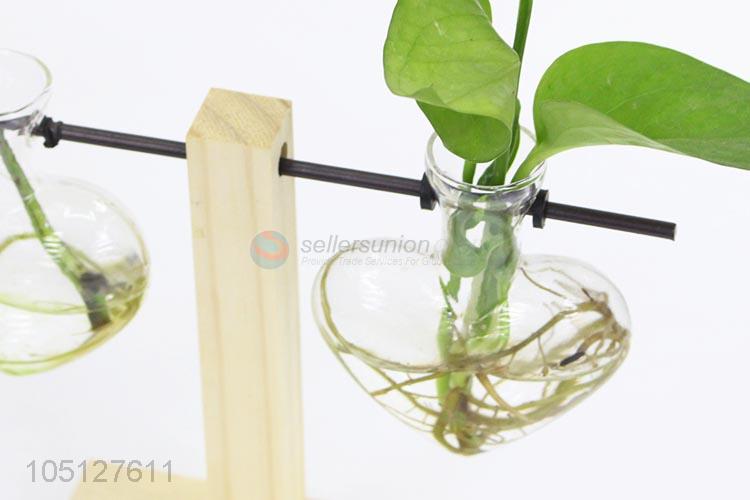 Fashionable Heart Model Crafts Glass Tube In Vitro Flower Arranging Figurines & Miniatures