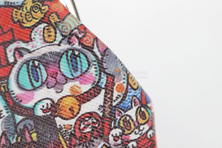 New Cartoon Cat Pattern PU Leather Mini Clutch Coin Purse