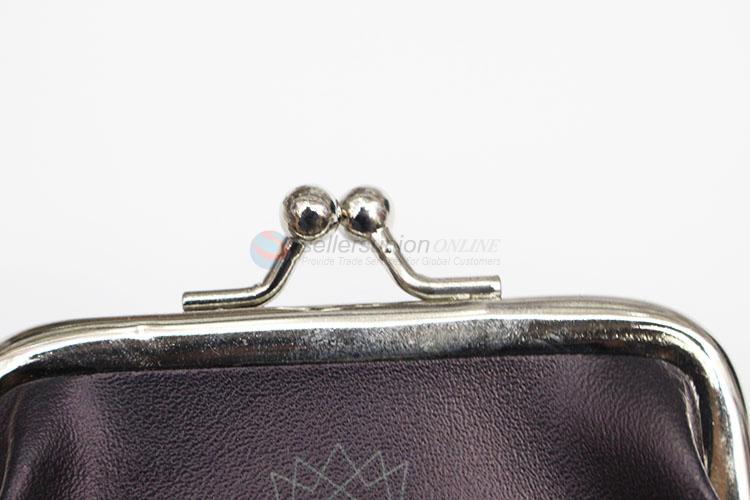 PU Leather Black Color Insect Coin Purse Wallet for Promotion