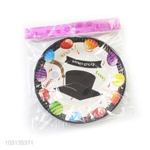 Promotional Wholesale 10pcs 7inch Birthday Cake Paper Plate