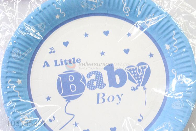 Popular Wholesale 10pcs Paper Plates Cake Dishes Party Supplies