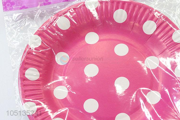 Good Factory Price 10pcs Paper Plates Cake Dishes Party Supplies