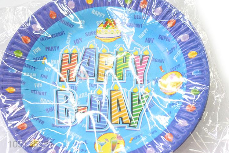 Direct Price 10pcs Disposable Paper Plates for Birthday Party