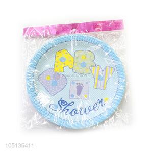 Delicate Design 10pcs Disposable Paper Plates for Birthday Party