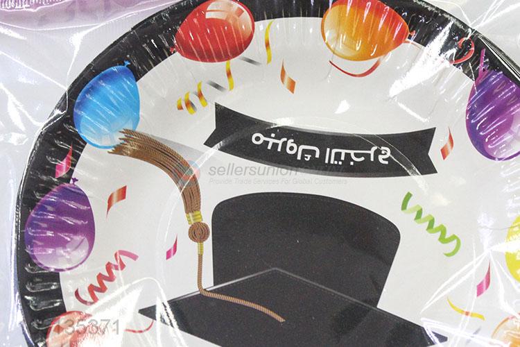 Promotional Wholesale 10pcs 7inch Birthday Cake Paper Plate