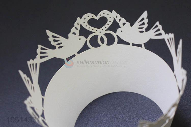 Factory sales laser cut decorative cakecup