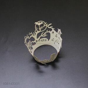 Low price delicate laser cut paper bottomless cakecup