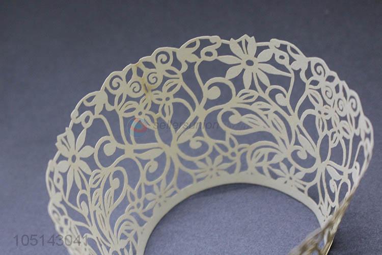 Super quality laser cut decorative cakecup