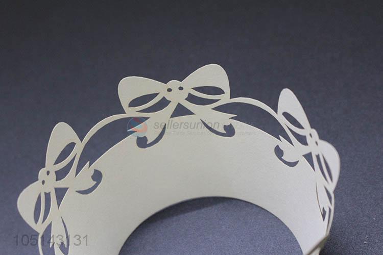 Top quality cheap laser cut paper cakecup w/o bottle