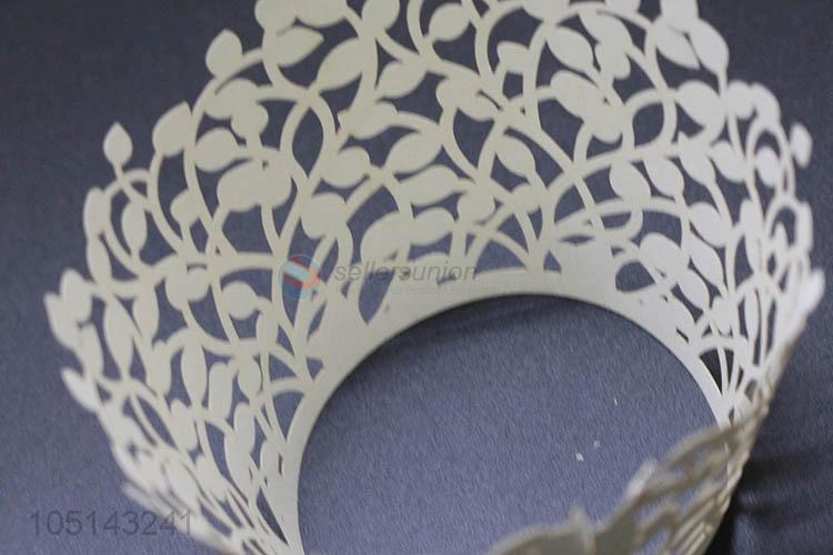 Wholesale premium quality laser cut decorative cakecup