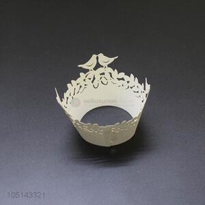 High grade custom laser cut paper cakecup w/o bottom