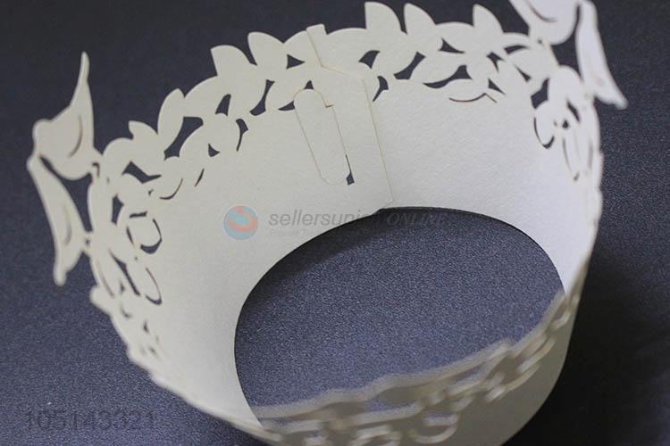 High grade custom laser cut paper cakecup w/o bottle