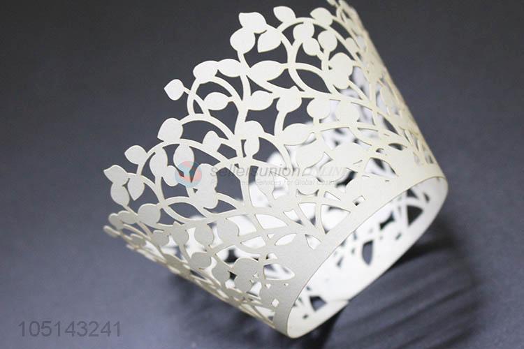 Wholesale premium quality laser cut decorative cakecup