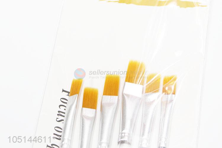 Fashion Style Cute 6 Pcs/Set Acrylic Drawing Brushes Art Supplies