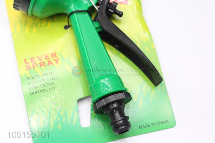 Fashion Cheap Price Green Color Plastic Car Washer Garden Water Spray Gun