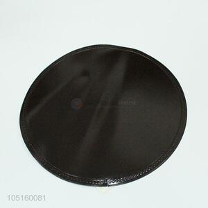 Resonable price black round pvc placemat