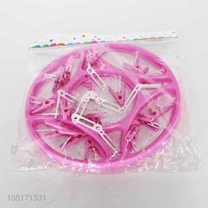 Wholesale Plastic Hanger Cheap 15 Heads Clothes Peg