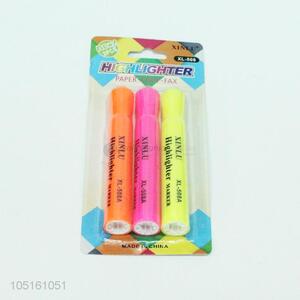 3Pcs/Set Good Quality Kawaii Stationery Highlighter