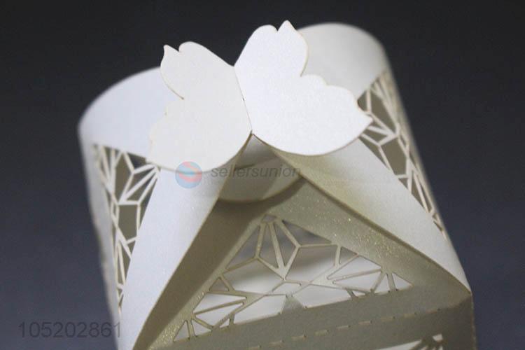 Factory promotional wedding favor laser cut birdcage candy box