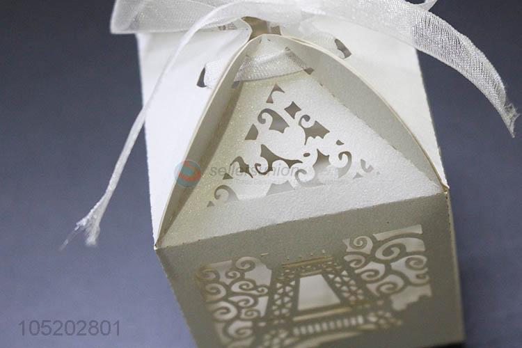 Direct factory luxury wedding laser cut candy boxes