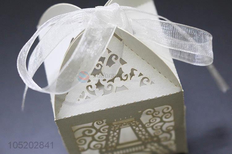 Competitive price luxury wedding laser cut candy boxes