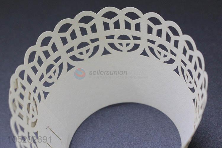 Top manufacturer wedding favor party supplies laser cut cup cake wrappers