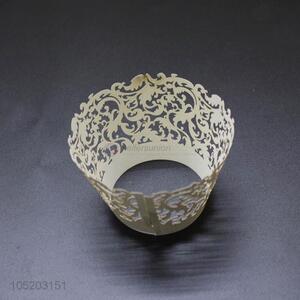 Super quality cupcake wrapper laser cut paper cake holder for party decoration