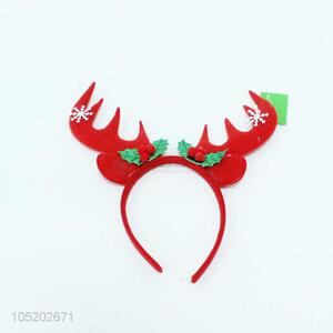 Red Color Party Christmas Decorations Cloth Headband Gifts