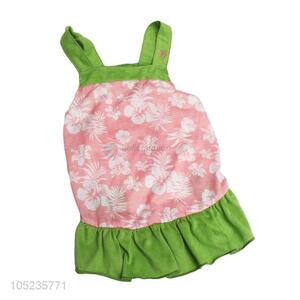 Factory Sale Lovely Floral Pet Dress Summer Dog Clothes