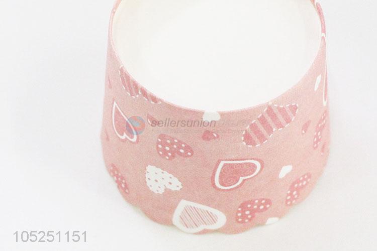 Heart Pattern Paper Cupcake Case Disposable Cake Cup