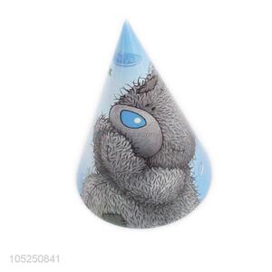 Cartoon Bear Pattern Party Hat Paper Hat