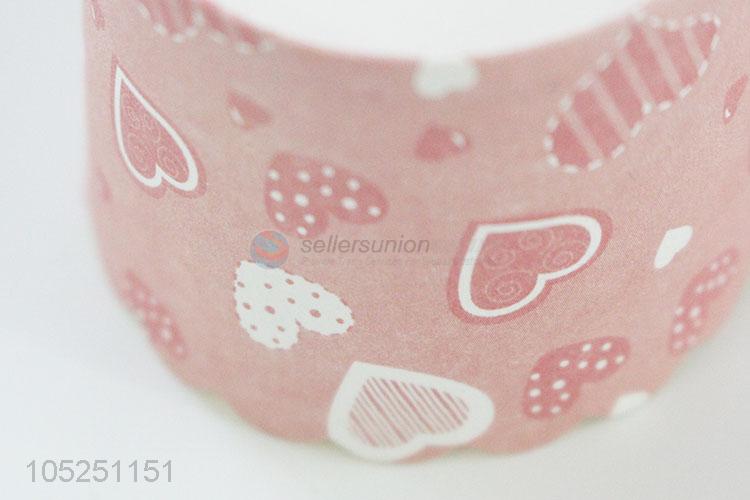 Heart Pattern Paper Cupcake Case Disposable Cake Cup