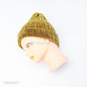 Hot sale cheap ginger chenille hat for women