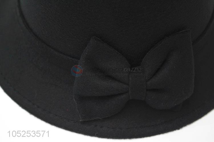 Delicate Design Woman Elegant Bowknot Nylon Hat