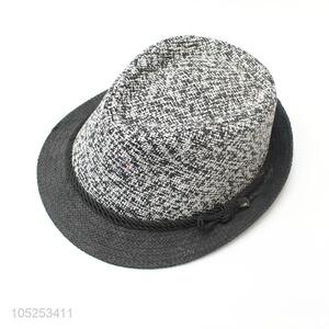 Popular Adult Fedora Hat Summer Paper Straw Hat