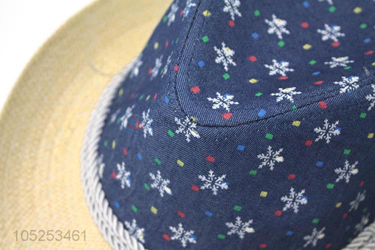 Wholesale Jean Fedora Summer Paper Straw Hat