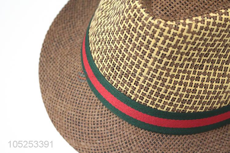 Good Sale Paper Straw Hat Fedora Hat For Man