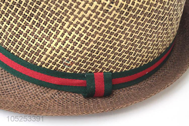 Good Sale Paper Straw Hat Fedora Hat For Man