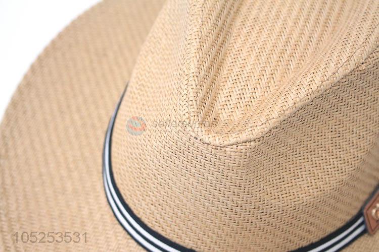 Hot Sale Summer Paper Straw Hat Adult Fedora Hat