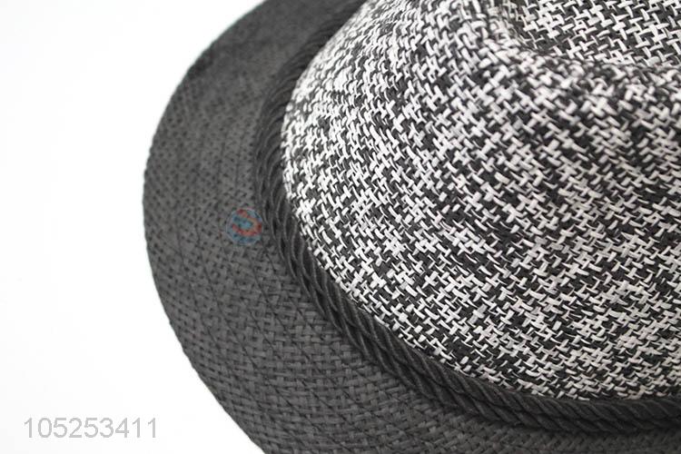 Popular Adult Fedora Hat Summer Paper Straw Hat