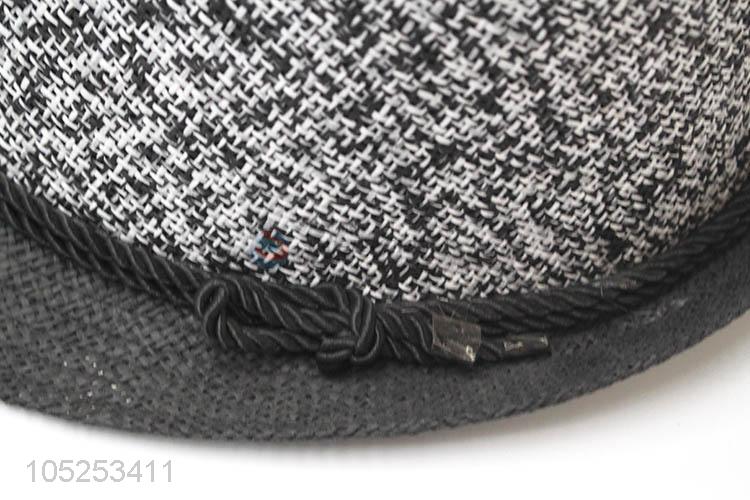 Popular Adult Fedora Hat Summer Paper Straw Hat