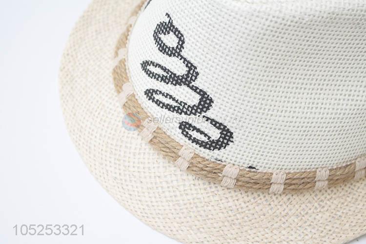 Wholesale Summer Paper Straw Billycock Hat For Man