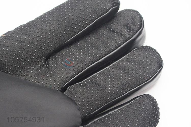 Popular design men velet winter warm gloves gloves