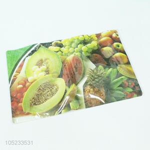 Custom Fruit Pattern Placemat 2 Pieces Colorful Table Mat