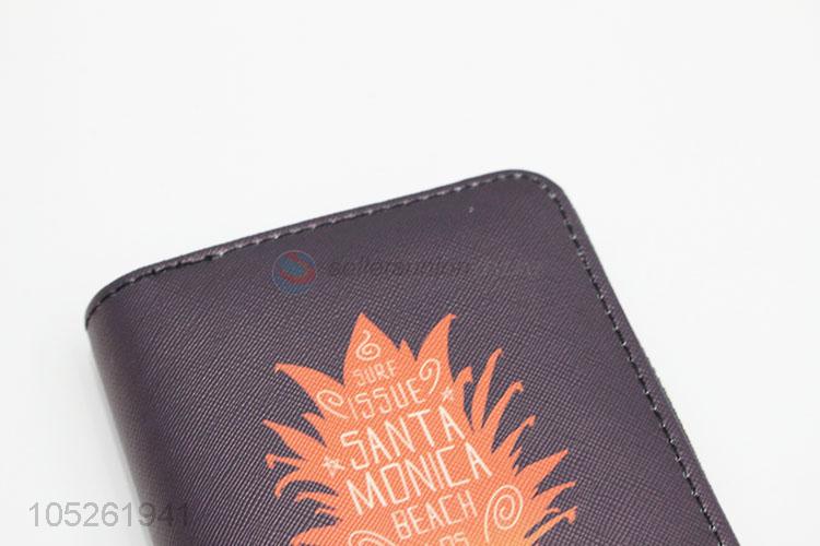 Fashion Style Pineapple Printed Clutch Wallet Long Card Case Wallet