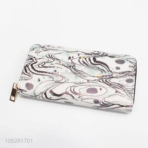 Art Painting PU Leather Long Purse Women Wallet