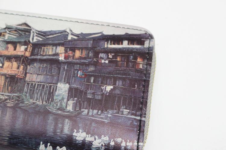 Ladies Bags Chinese Painting Handbag Travel Wallets for Party