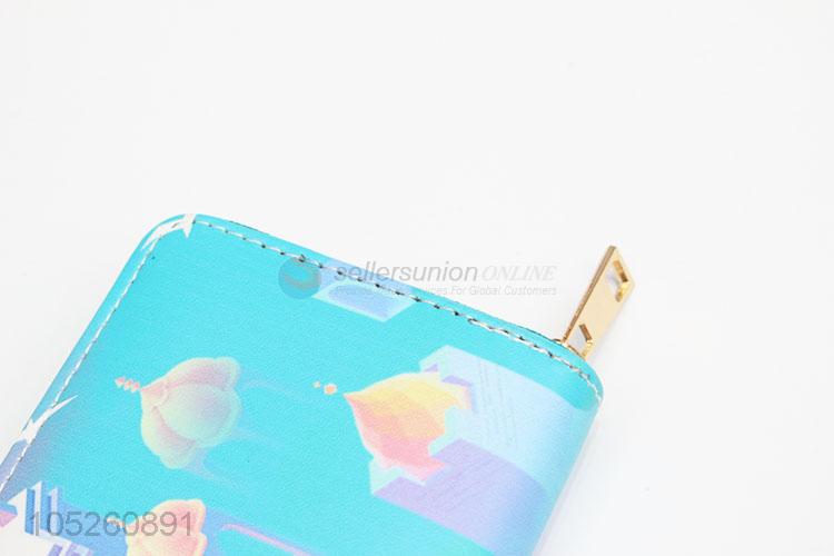 Trend Design Women Art Painting Long Wallet Hand Purse